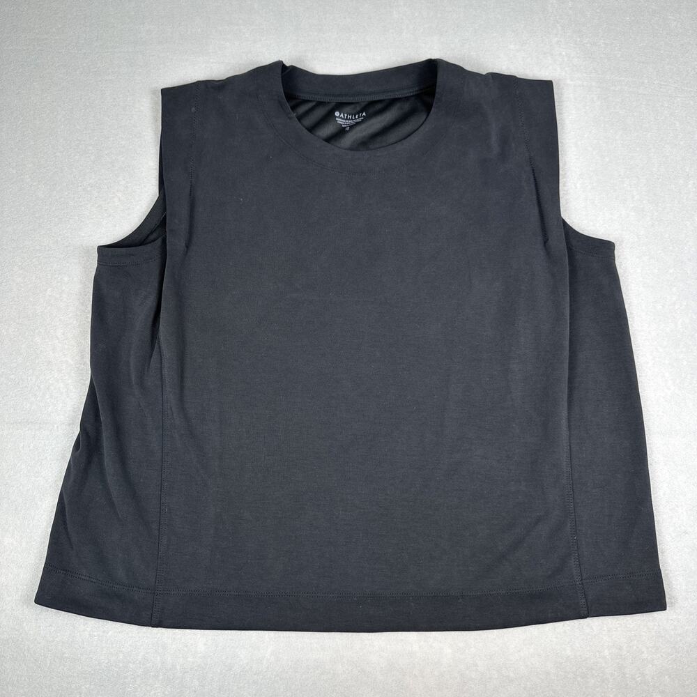 Athleta Seasoft Tank Sweatshirt Black Size XL